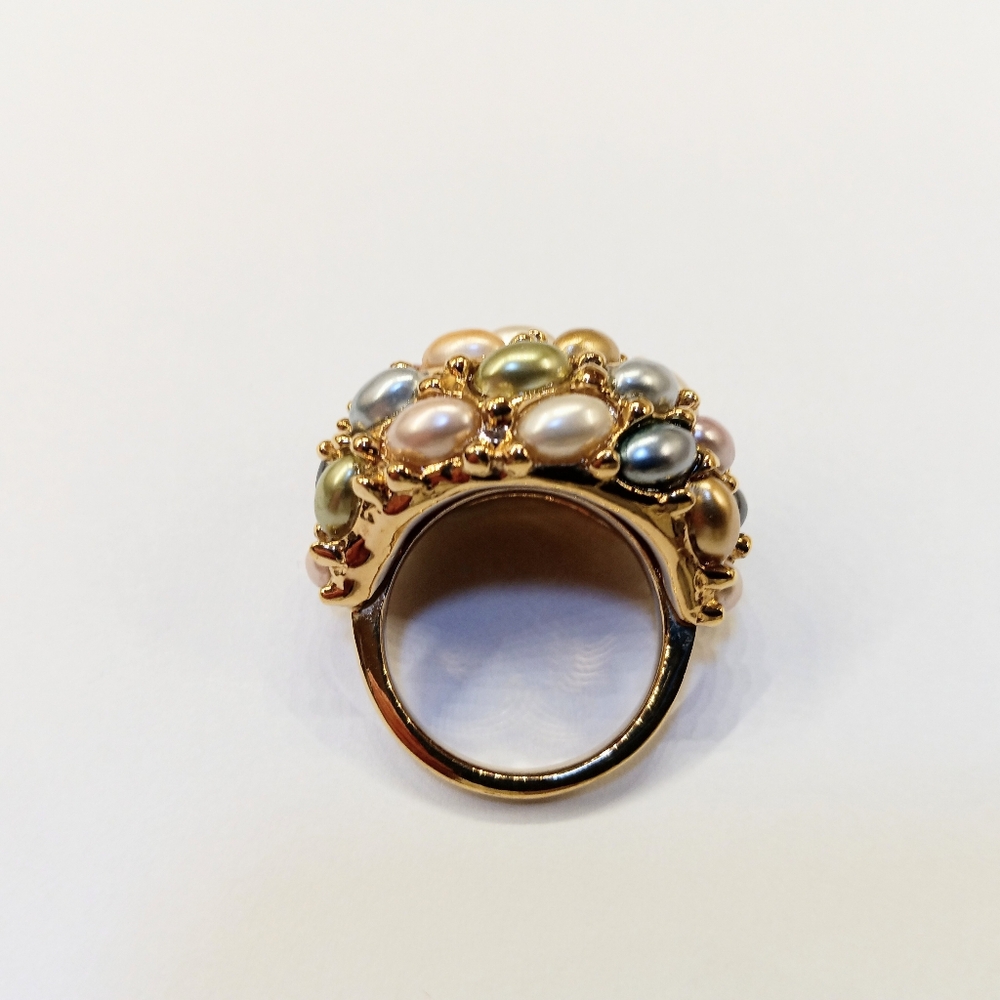 Kenneth Jay Lane Vintage Ring Size 7 - Picture 3 of 5